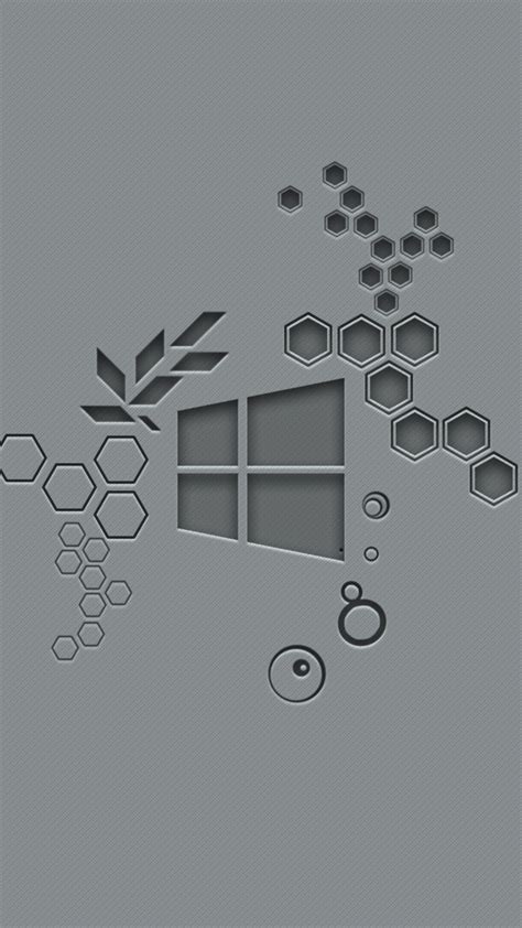 1152x2048 Windows 10 Hexagon 1152x2048 Resolution Wallpaper Hd Hi Tech