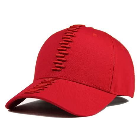 Buy Yienws Brand Woman Baseball Caps Red Blank Bone Female Summer Hats For