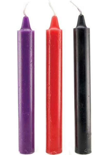 japanese drip candles assorted colors 3 per pack sex toys puerto rico