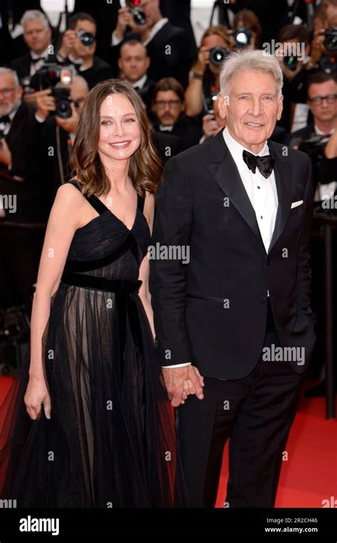 Cannes Frankreich Th Mai Harrison Ford Mit Ehefrau Calista