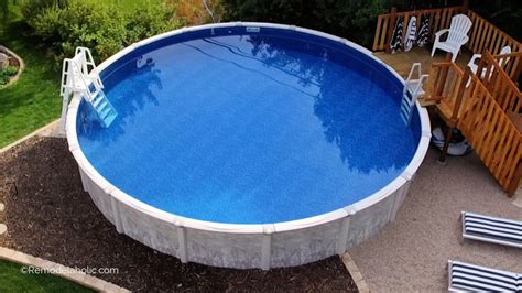 Remodelaholic How To Install An Above Ground Pool With Video