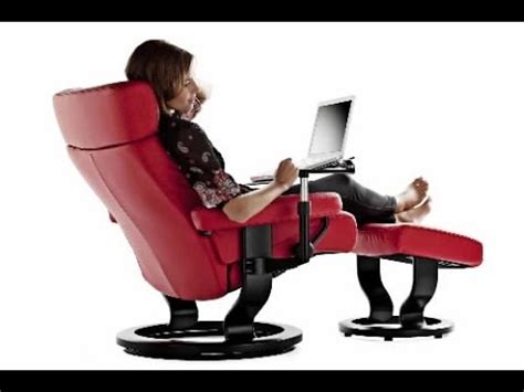 Searching for a comfortable reclining office chair with a foot rest? Reclining Office Chair - YouTube
