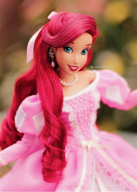 24 lookstyledolls disney barbie dolls disney dolls little mermaid doll