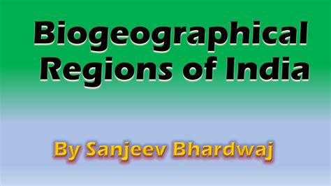 Biogeographical Regions Of India L India S 10 Biogeographical Regions L