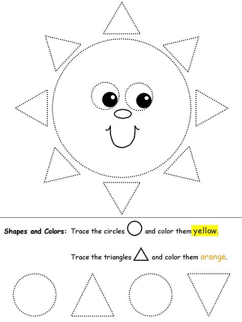 Shapes Printables | Circles and Triangles ] [ Circles and Ovals