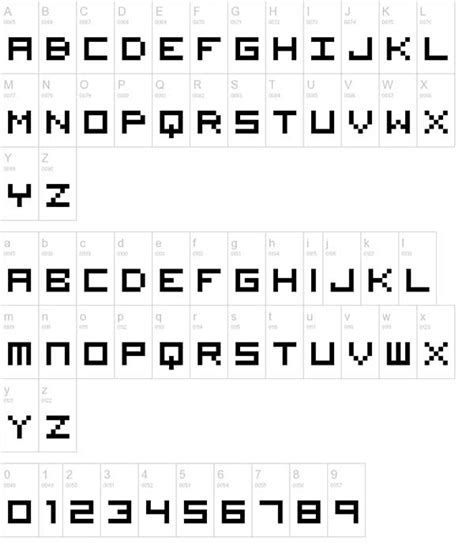 The text generator section features simple tools that let you create graphics with fonts of different styles as well as various text effects; Fresh Collection of Free Pixel Fonts - GraphicMania