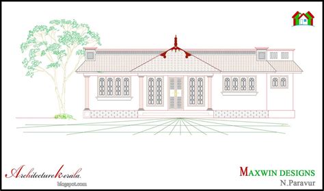 Kerala Bhk Single Floor House Plan Elevation Home Plans And Blueprints