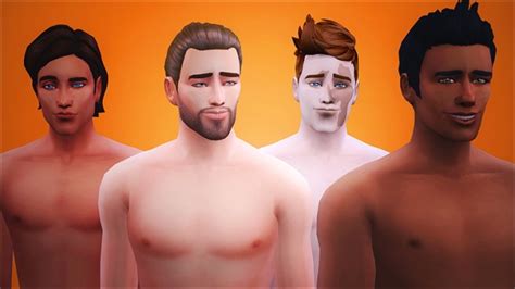 Skin Set For Males Sims 4 Skins