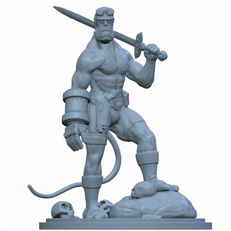 Hellboy 3d Printable Stl 3d Model 3d Printable Cgtrader