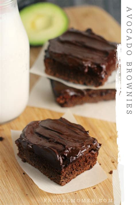 Fudgy Avocado Brownies With Avocado Frosting Frugal Mom Eh