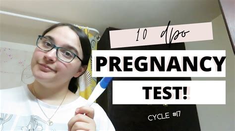 Live Pregnancy Test At 10 Dpo Faint Lines Making Me Hopeful Ttc