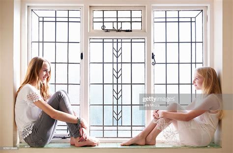 Sisters Looking At Each Other Photo Getty Images