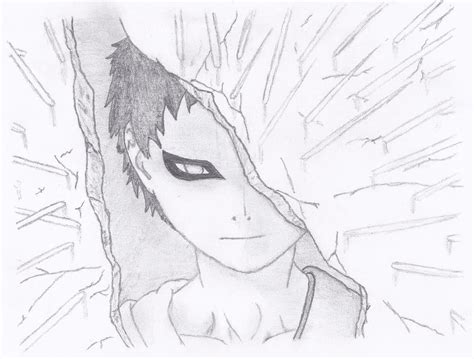 Gaara Sketch By Aureliadominiquevida On Deviantart