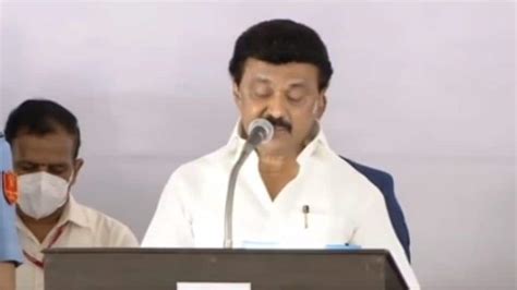 Dmk Chief Mk Stalin Sworn In As Tamil Nadu Cm 33 Other Ministers