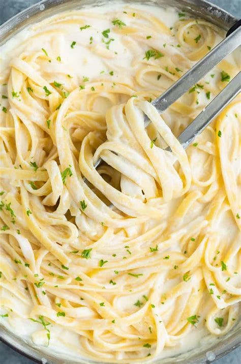 For a skinnier version, you could use milk and light cream cheese. Alfredo Sauce Using Cream Cheese And Half And Half : The Best Homemade Alfredo Sauce Recipe Ever ...