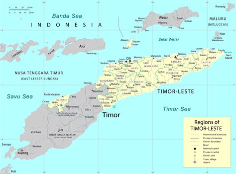 Mapas Geográficos de Timor Leste Geografia Total