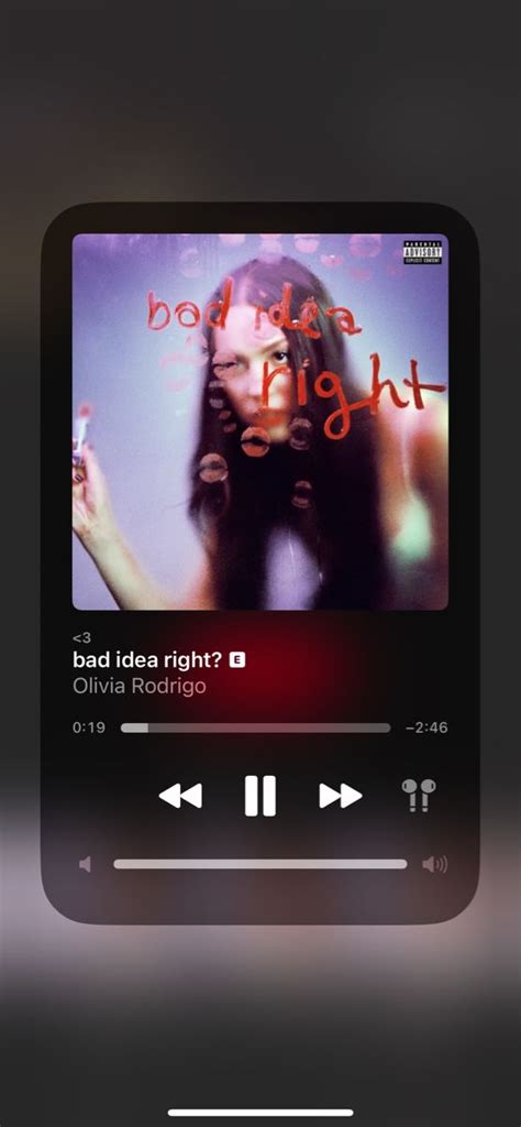 Bad Idea Right Olivia Rodrigo Spotify