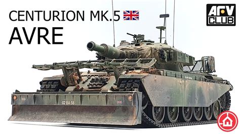 Afv Club 135 Centurion Mk5 Avre Af35395 Tank Model Kit Build Youtube