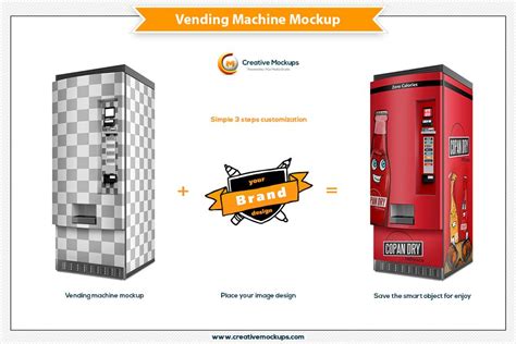 Vending Machine Mockup Template Creative Photoshop Templates