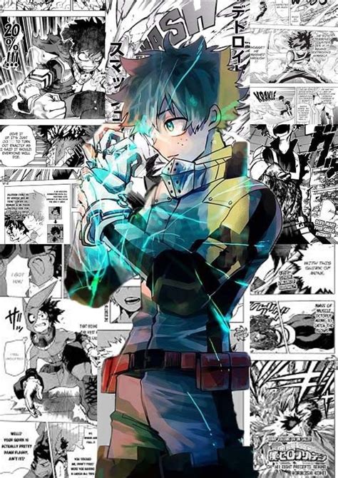 Green Anime Wallpaper Deku Anime Wallpaper Hd