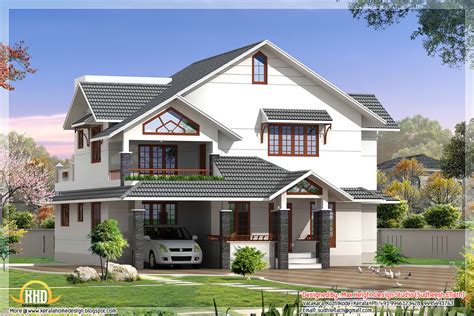 By becoming a member you will be able to manage your projects shared from home design 3d apps, comment others projects and be part of our community! Indian style 3D house elevations - Kerala home design and ...