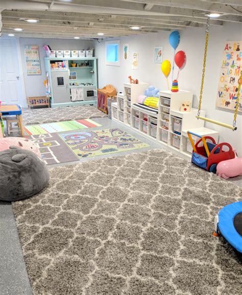 60 Cute Basement Playroom Decorating Ideas Home Decor Gayam 004