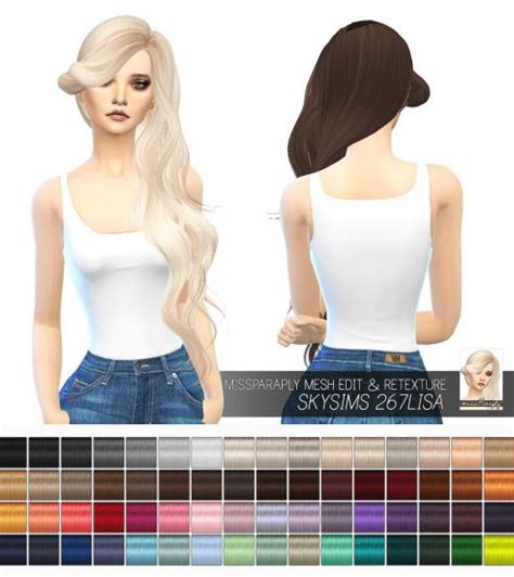 Miss Paraply Skysims 267lisa Mesh Edit Solids • Sims 4 Downloads