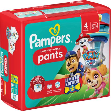 Pampers Baby Pants Baby Dry Gr4 Maxi 9 15 Kg Limited Edition Paw