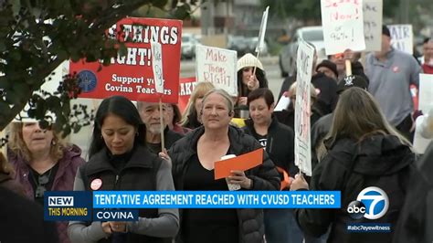 Strike Averted Covina Valley Unified School District And Teachers