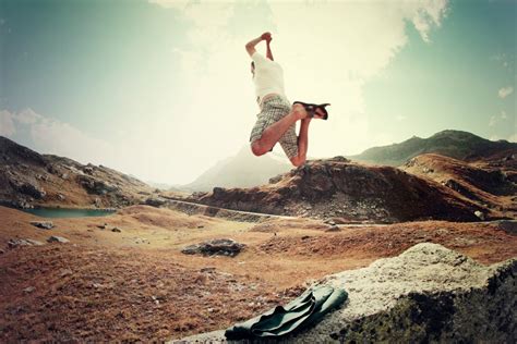 Free Images Man Sea Nature Outdoor Mountain Adventure Jump Guy
