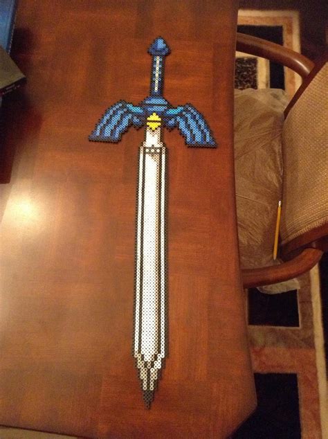 Legend Of Zelda Master Sword Perler Beads By Chizzylizzy On Deviantart