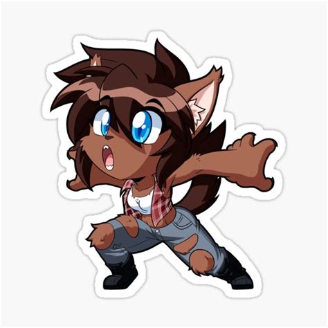Chibi Werewolf Sticker For Sale By Rcasestuff Redbubble
