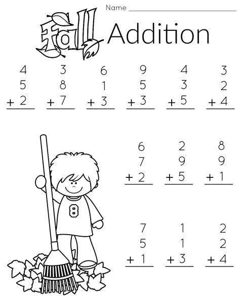 Math Sheets For First Graders