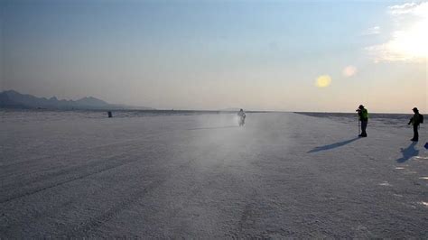 It is particularly noted as the venue for numerous land speed records. Salt Flats Sally Sets Bonneville Land Speed Record - YouTube