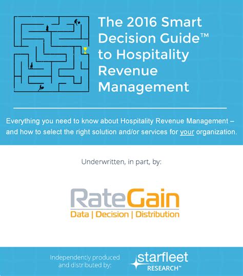 Smart Decision Guide To Hospitality Revenue Management Rategain