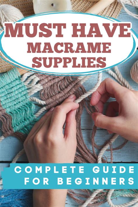 Ultimate List Of Macrame Supplies Everything You Need To Know Artofit