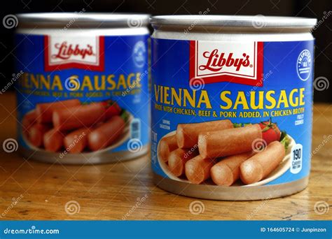 Popular Brand Of Canned Vienna Sausage Editorial Stock Image Image Of