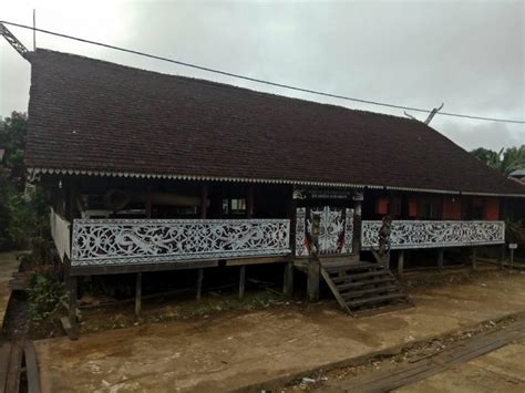 Rumah Adat Lamin Di Kalimantan Timur Pariwisata Indonesia
