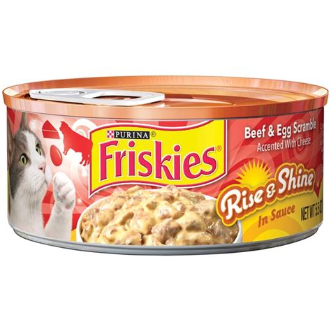 Friskies Rise And Shine Beef And Egg Scramble Cat Food 55 Oz