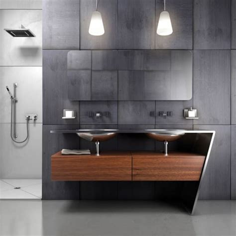 Find ideas for bathroom vanities with double the space, double the storage, and double the style. Double Bathroom Sinks - 15 Stylish Ideas and Pictures