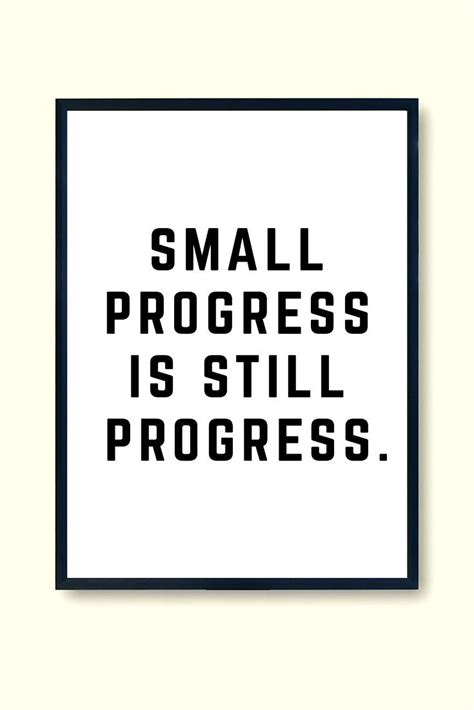 Small Progress Is Still Progress 11x14 Printable Digital Etsy