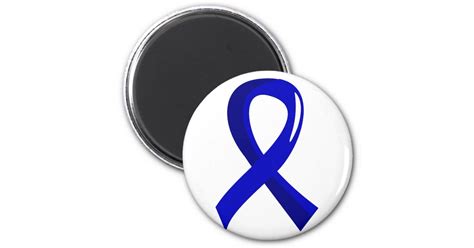Rectal Cancer Blue Ribbon 3 Magnet