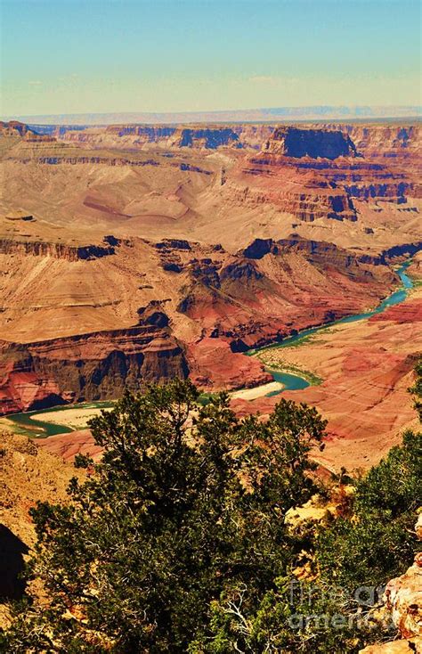 The Colorado River Running Through Grand Canyon Photograph By George