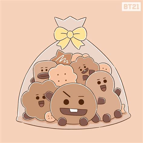 Shooky Bt21 Chibi Nhật Ký Nghệ Thuật Đang Yêu