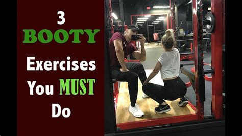3 Booty Exercises You Must Do To Grow The Booty Youtube