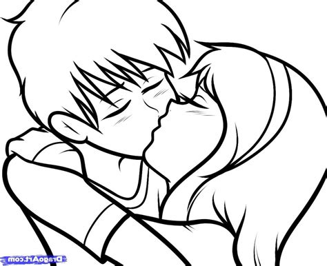 Drawing two people kissing is something that many artist try and tackle, and usually it's they are very successful how about learning how to draw a kiss step by step? Cute Couple Drawing Pictures at GetDrawings | Free download