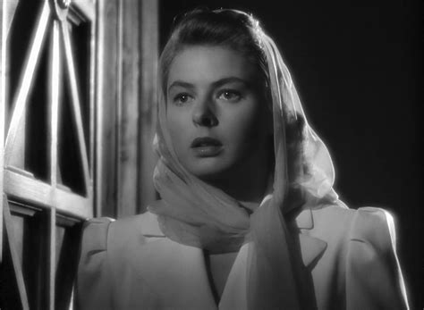 Ffilm — Ilsa Lund Played By Ingrid Berman Casablanca