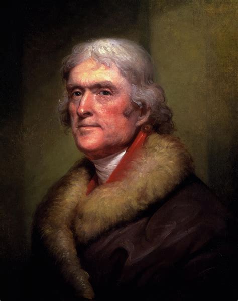 Thomas Jefferson 1805 Painting By Rembrandt Peale Fine Art America