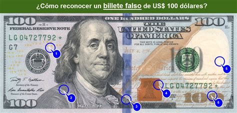 Como Detectar Billete De 100 Dolares Antiguo Si Es Falsoverdadero