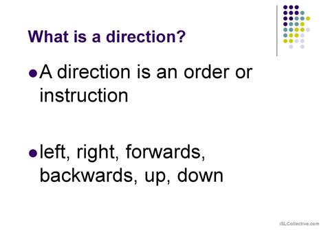Directions English Esl Powerpoints